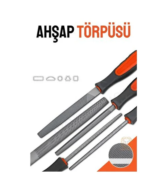Ahşap Törpüsü 5 Model Ahşap Törpü Seti