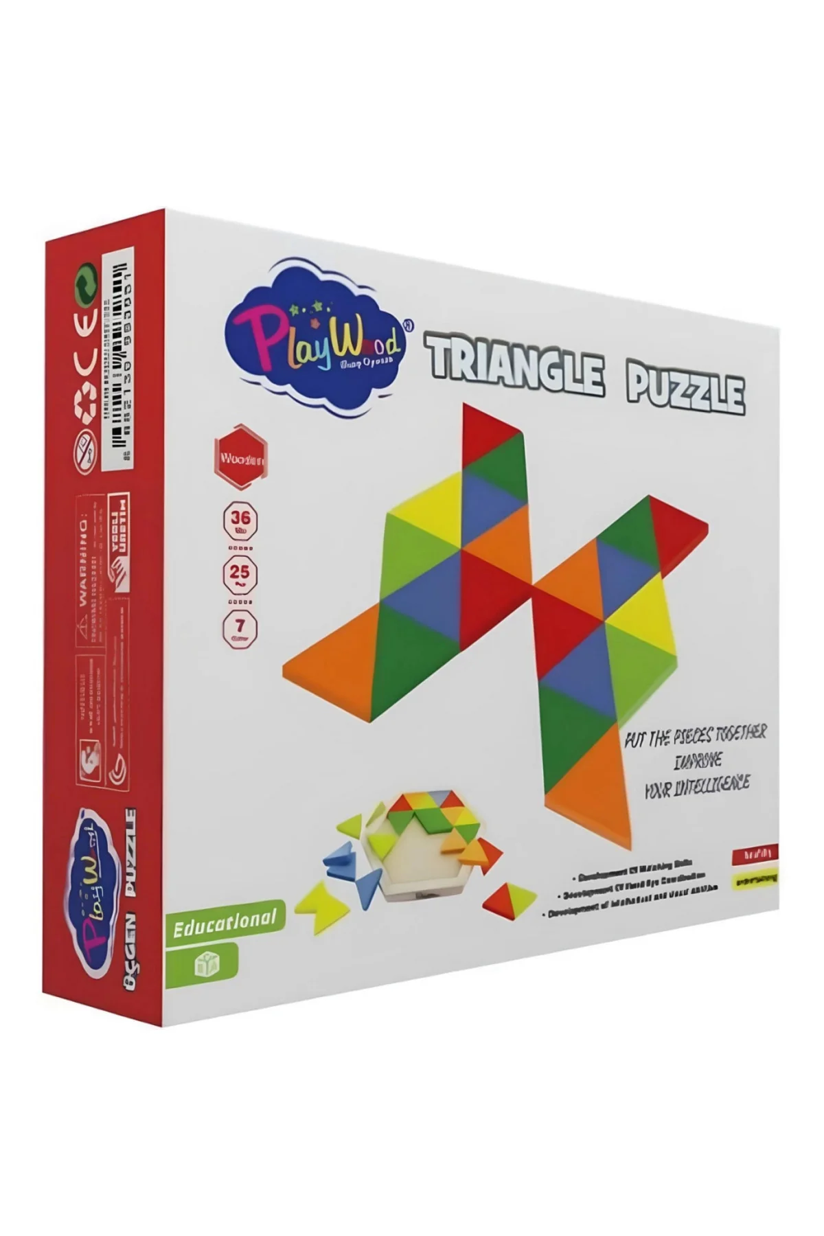 Ahşap Üçgen Puzzle