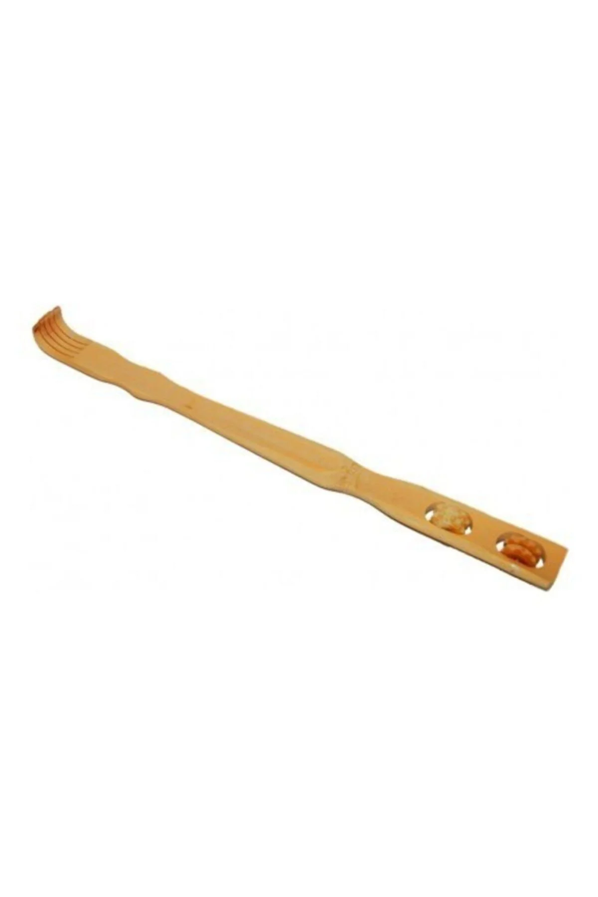 Ahşap Uzun Sırt Kaşıma Çubuğu Masajlı Tekerlekli 45 cm Ahşap Uzun Sırt Kaşıma Çubuğu Masajlı Tekerlekli 45 cm