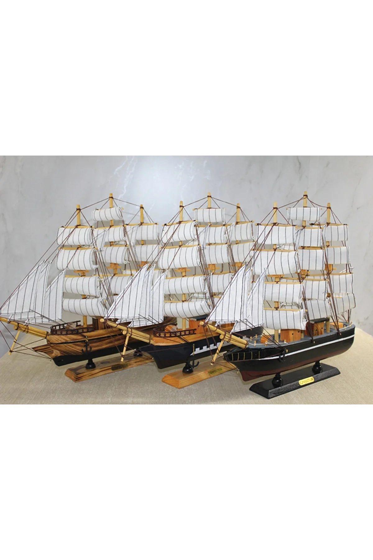 Ahşap Yelken Gemi Alk3446 Ahşap Yelken Gemi Alk3446