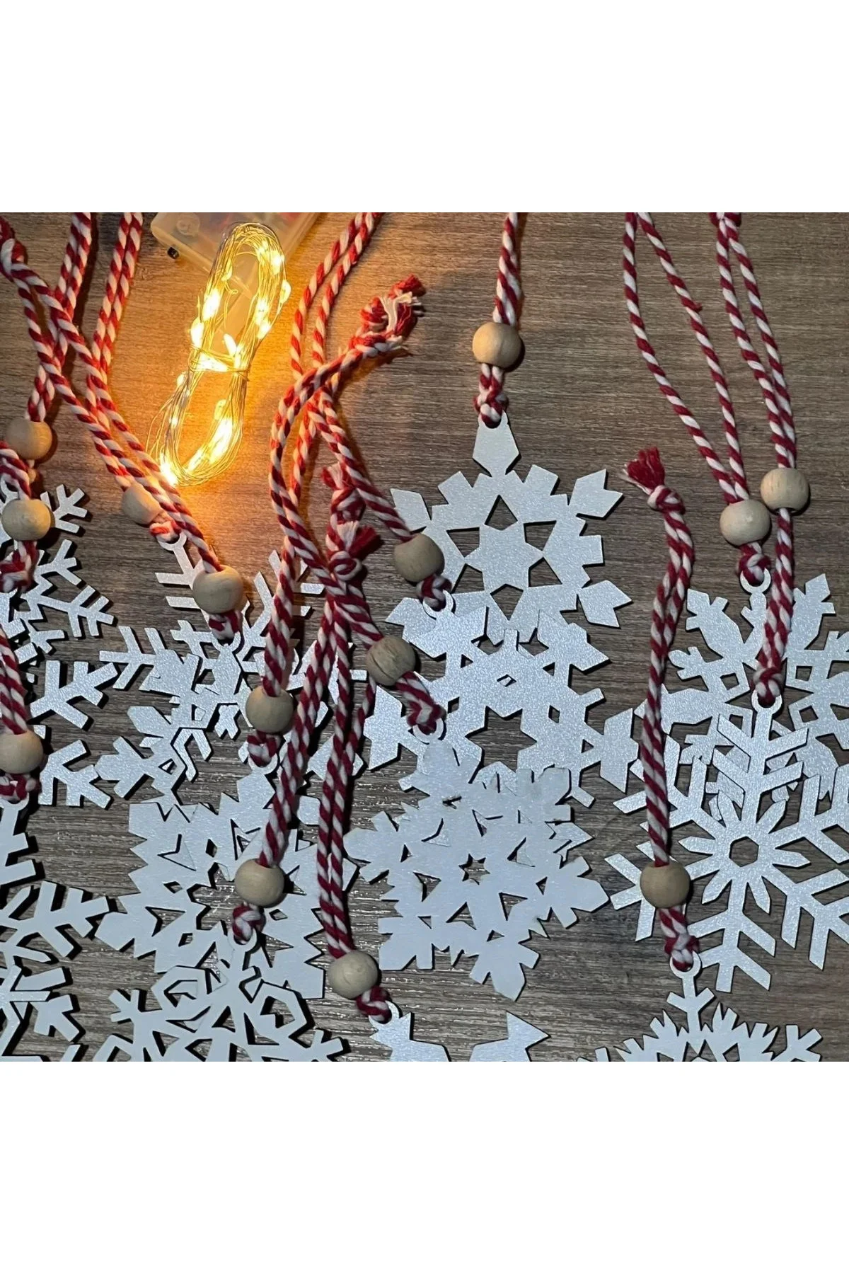 Ahşap Yılbaşı Ağaç Süsü-BY15