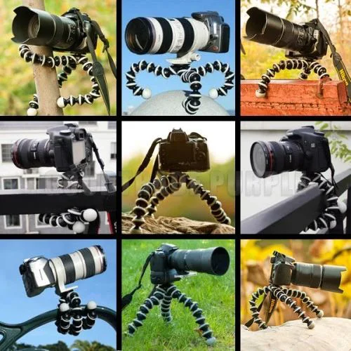 Ahtapot Tripod - Kamera ve Cep Telefonu İçin Esnek Mini Tripod Fiyatı, Yorumları ve Özellikleri