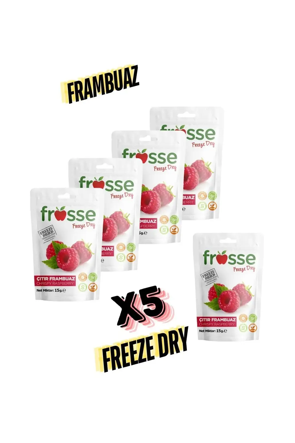 Ahududu (FRAMBUAZ) - Freeze Dried - Üretici Firmadan Dondurularak