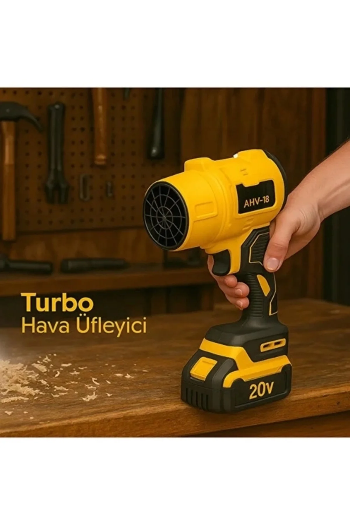 Ahv-18 Turbo Hava Üfleyici | 4 Kademe Hız | 21V 431W Kablosuz Blower | 32.000 Rpm’’ - Görsel 4
