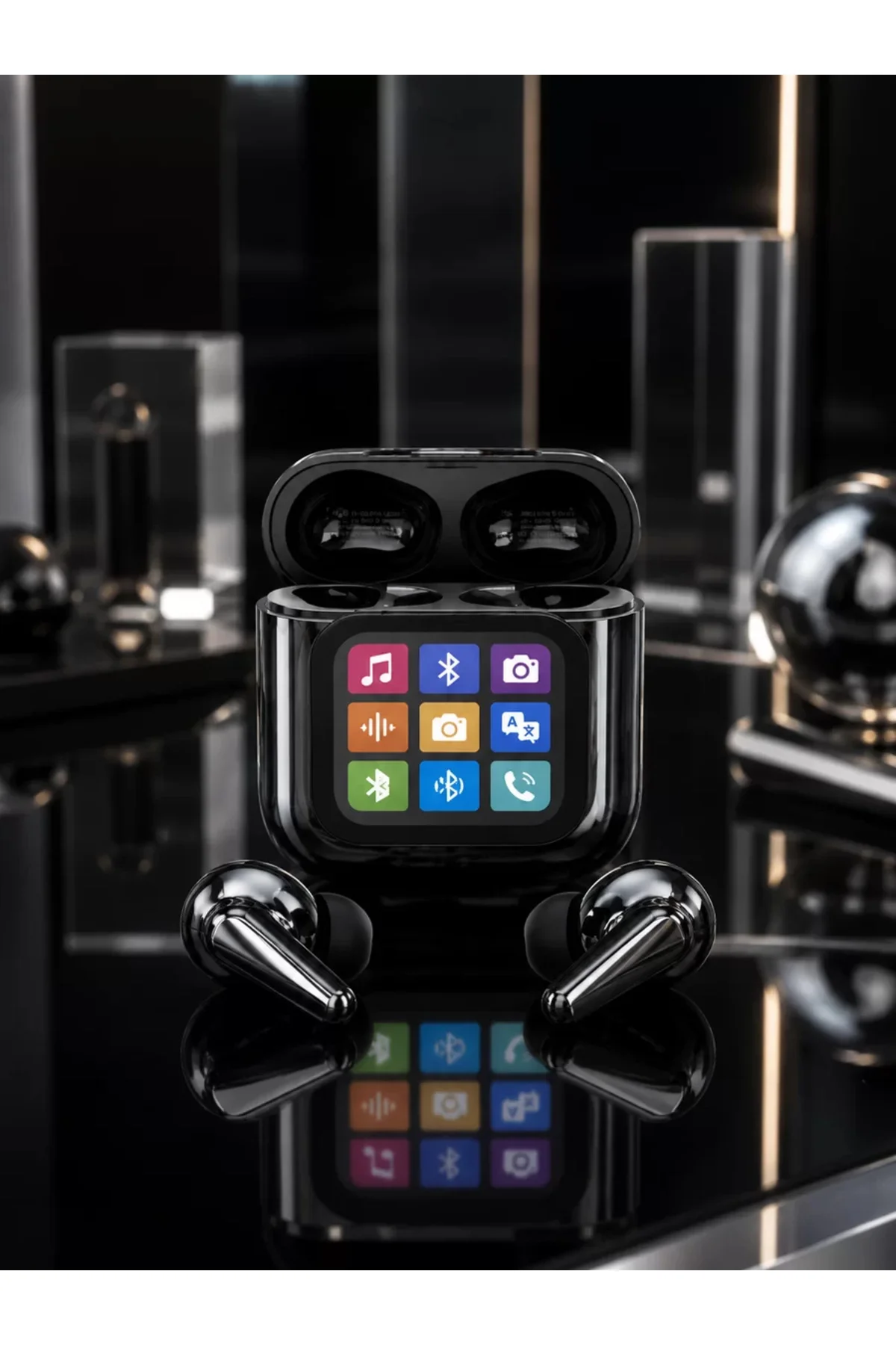 AI Bluetooth Kulaklık Akıllı Dokunmatik Kontrol Özellikli - Görsel 5