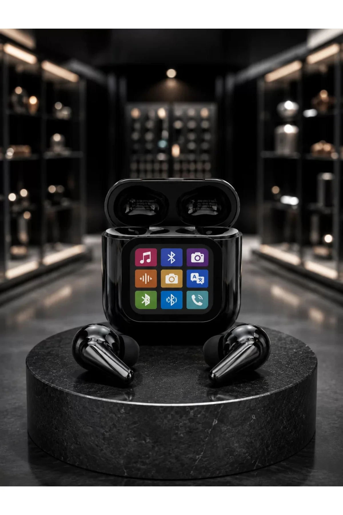 AI Bluetooth Kulaklık Akıllı Dokunmatik Kontrol Özellikli - Görsel 3