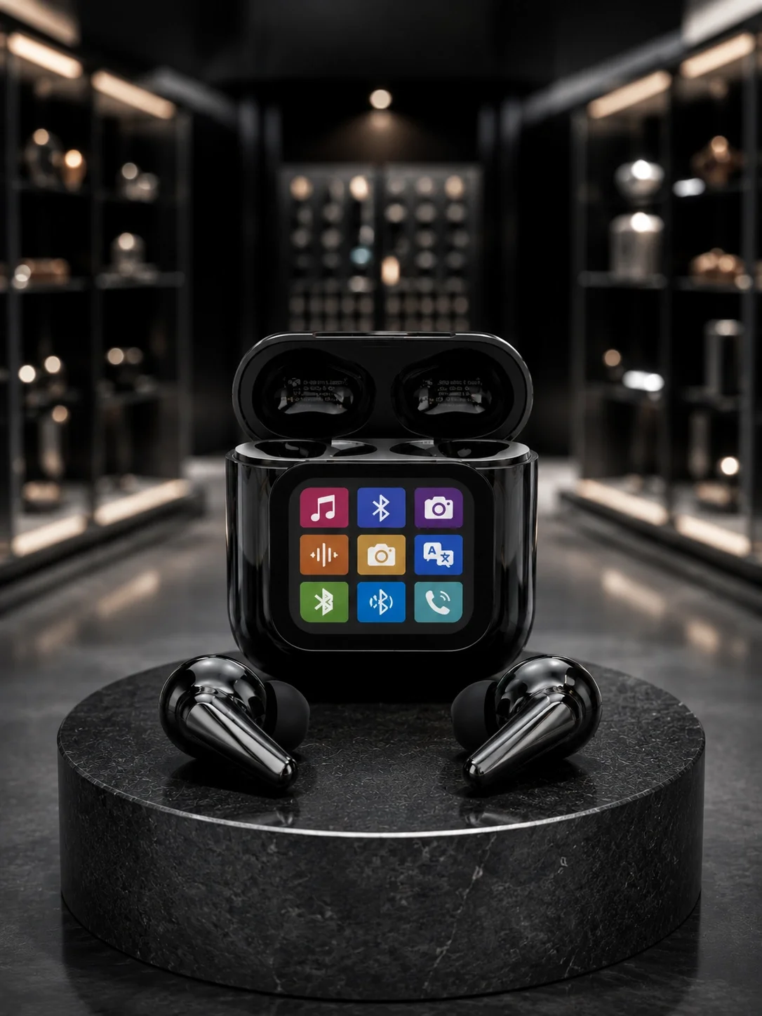 AI Destekli Dokunmatik Ekranlı Kablosuz Bluetooth Kulaklık