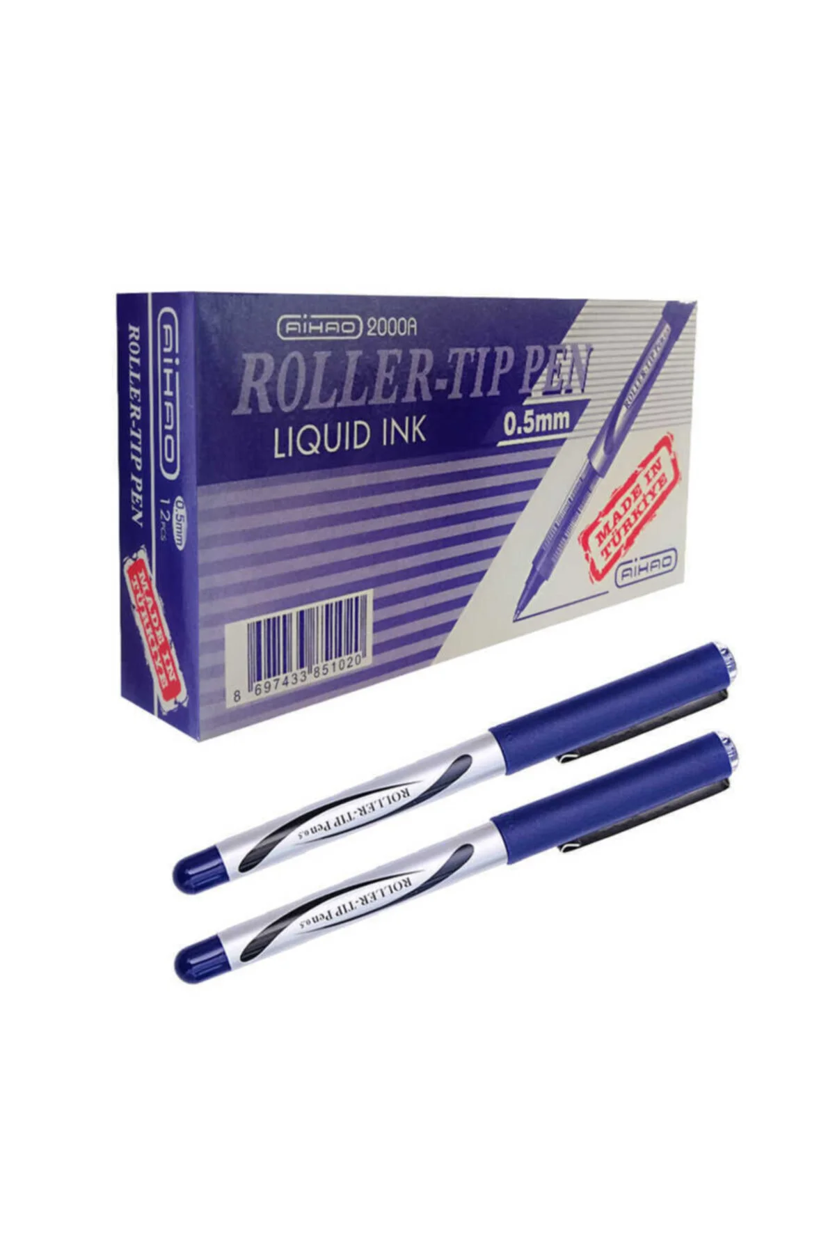 Aihao Roller 0.5 Pilot Kalem Mavi 12 Adet