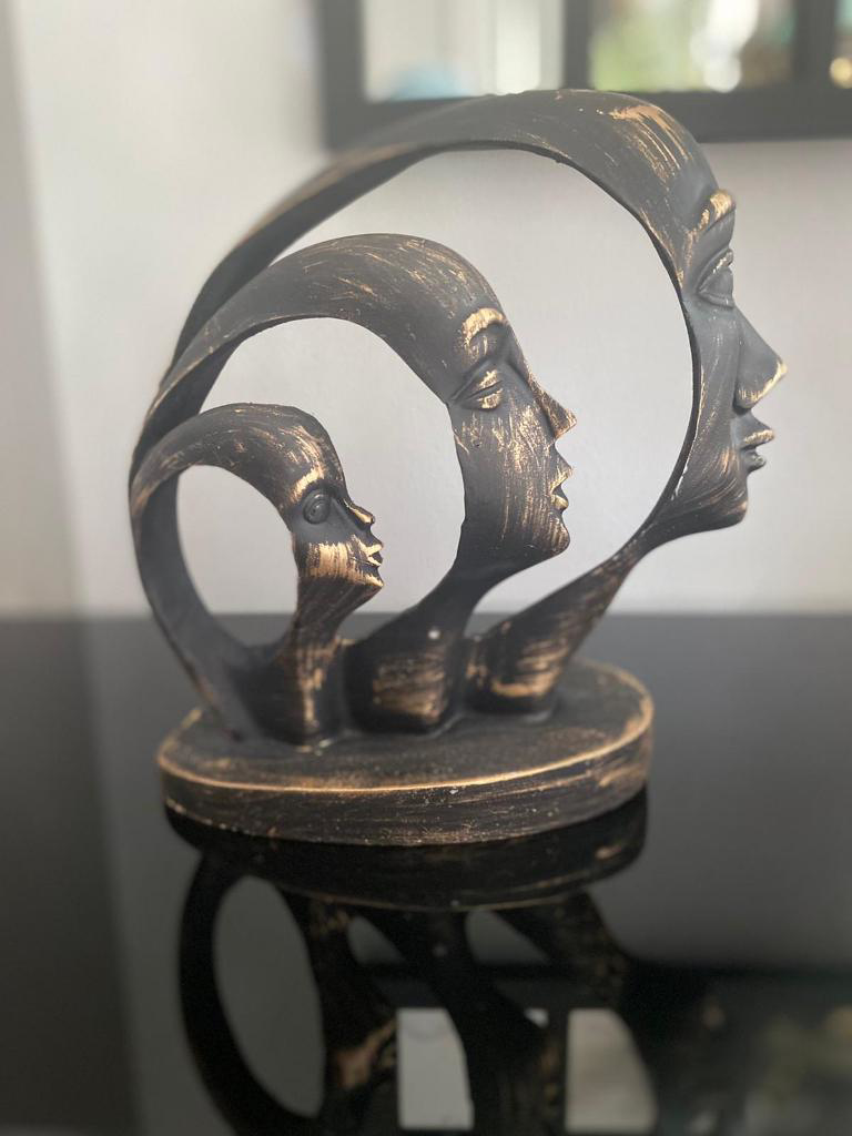 Aile Mask 3 Farklı Yüz Anne Baba Çocuk Biblo