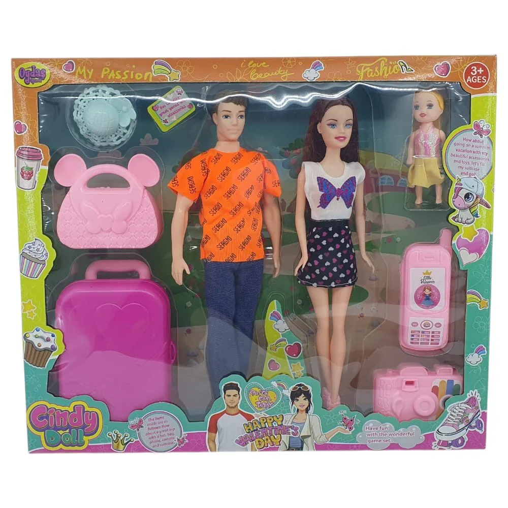 Aile Tatil Seti  Doll - 02455 - 1 ADET Fiyatı, Yorumları ve Özellikleri
