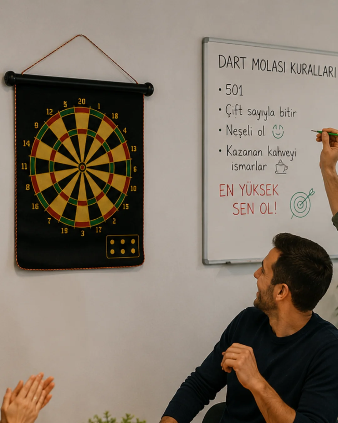 Aile ve Arkadaş Oyunları İçin Manyetik Dart Tahtası 6 Ok Dahil Aile ve Arkadaş Oyunları İçin Manyetik Dart Tahtası 6 Ok Dahil