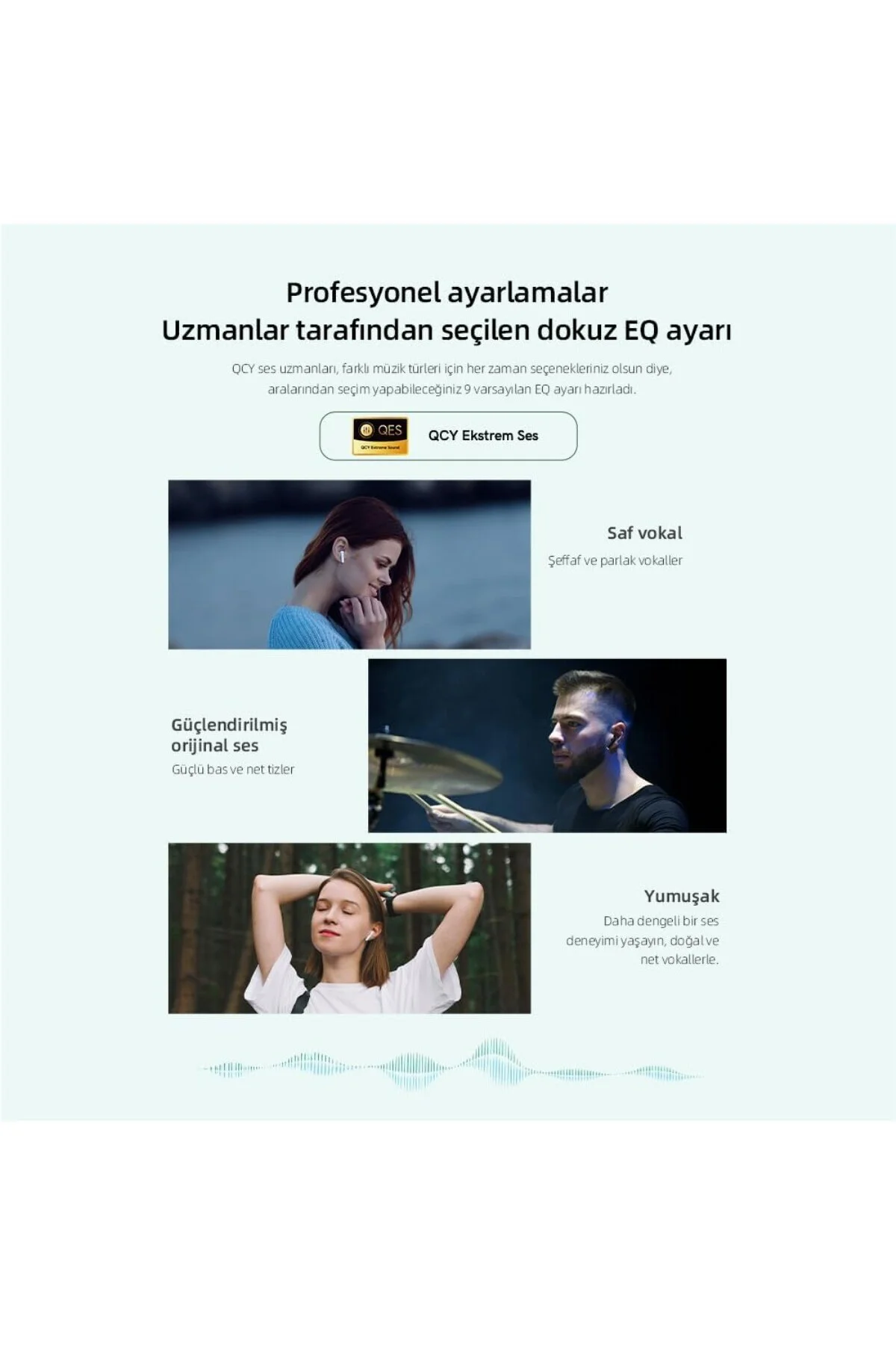 AilyBuds Lite ENC Gürültü Engelleme Bluetooth 5.3 Kablosuz Kulakl