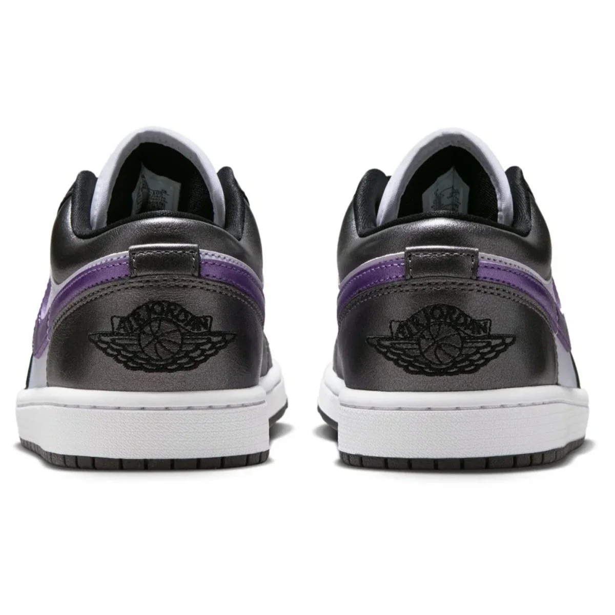 Air Jordan 1 Low Special Edition Womens Sneaker Hakiki Deri Kadın Günlük Spor Ayakkabı Beyaz Gri