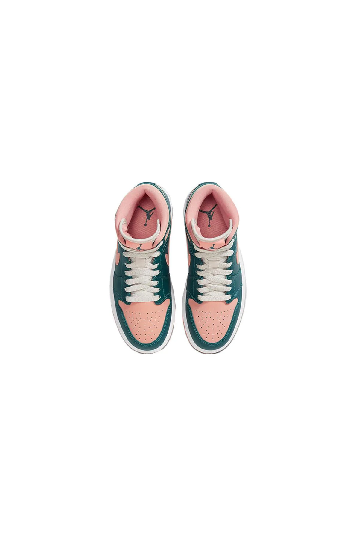 Air Jordan 1 Mid Dark Teal Green BQ6472-308 Kadın Spor Ayakkabı