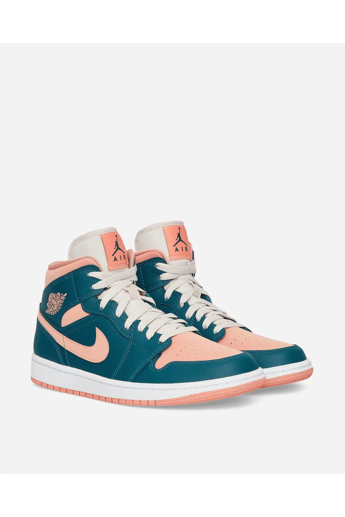 Air Jordan 1 Mid Dark Teal Green BQ6472-308 Kadın Spor Ayakkabı
