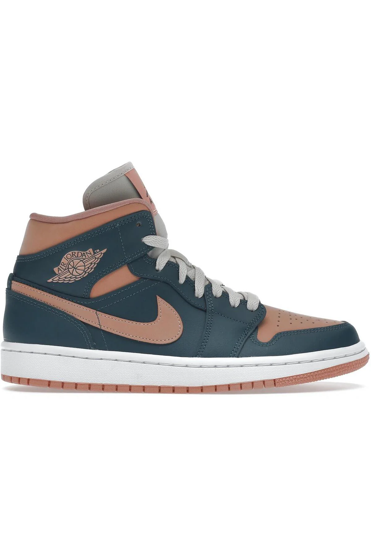 Air Jordan 1 Mid Dark Teal Green BQ6472-308 Kadın Spor Ayakkabı