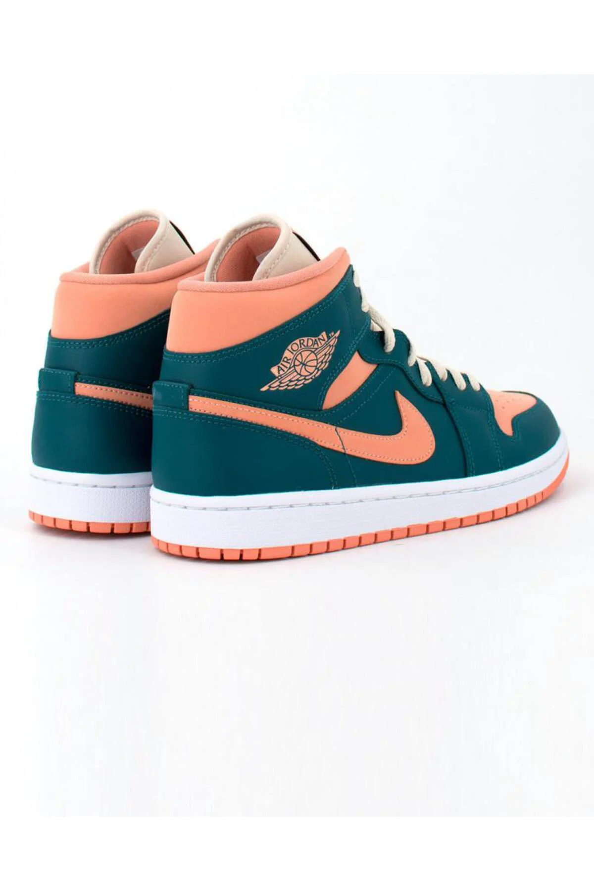Air Jordan 1 Mid Dark Teal Green BQ6472-308 Kadın Spor Ayakkabı
