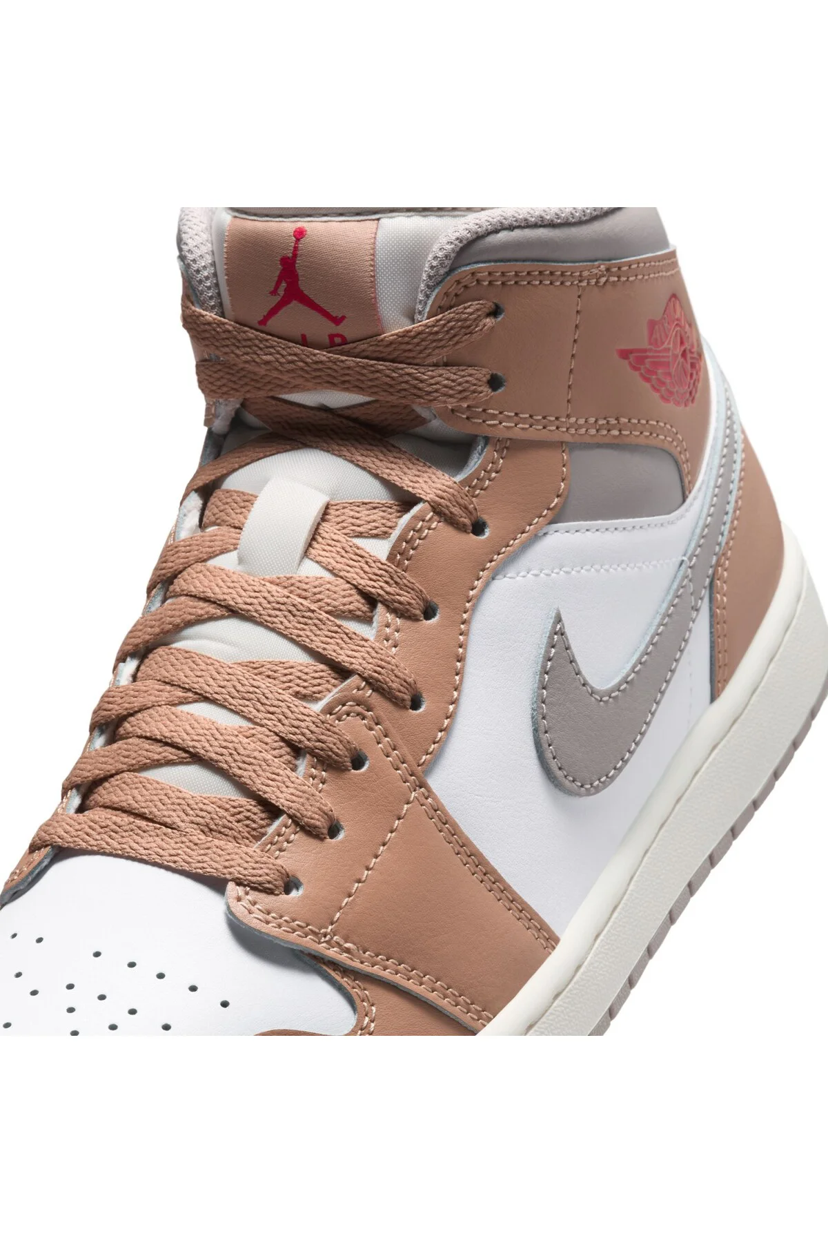 Air Jordan 1 Mid 'Hemp' Erkek Basketbol Ayakkabısı BQ8426-200 PASHA GİYİM