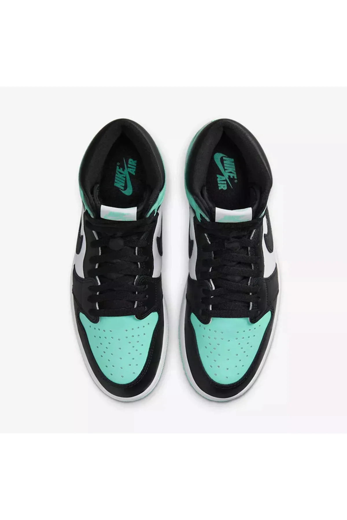 Air Jordan 1 Retro High Og Green Glow White Black Dz5485-130 Men's 1 Beden Büyük Alınız