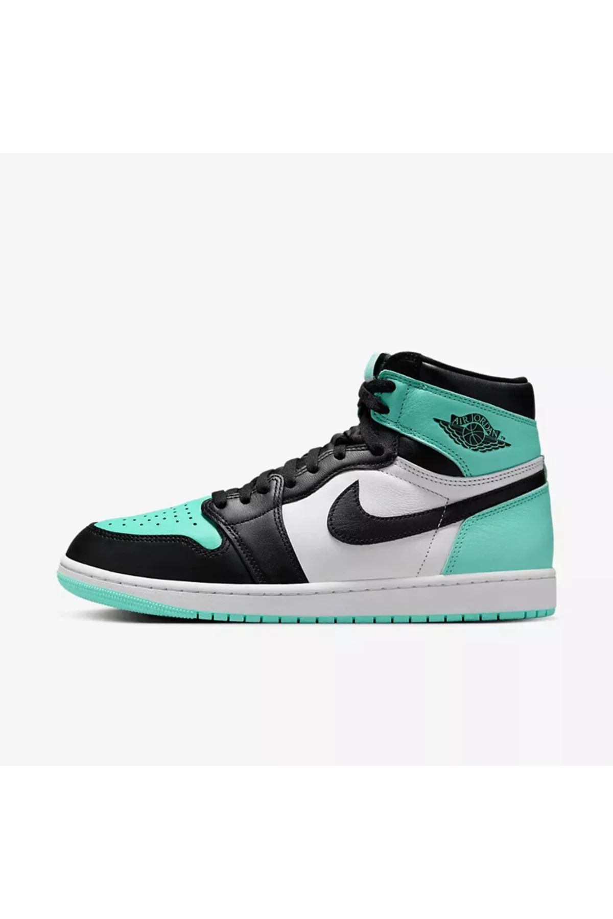 Air Jordan 1 Retro High Og Green Glow White Black Dz5485-130 Men's 1 Beden Büyük Alınız