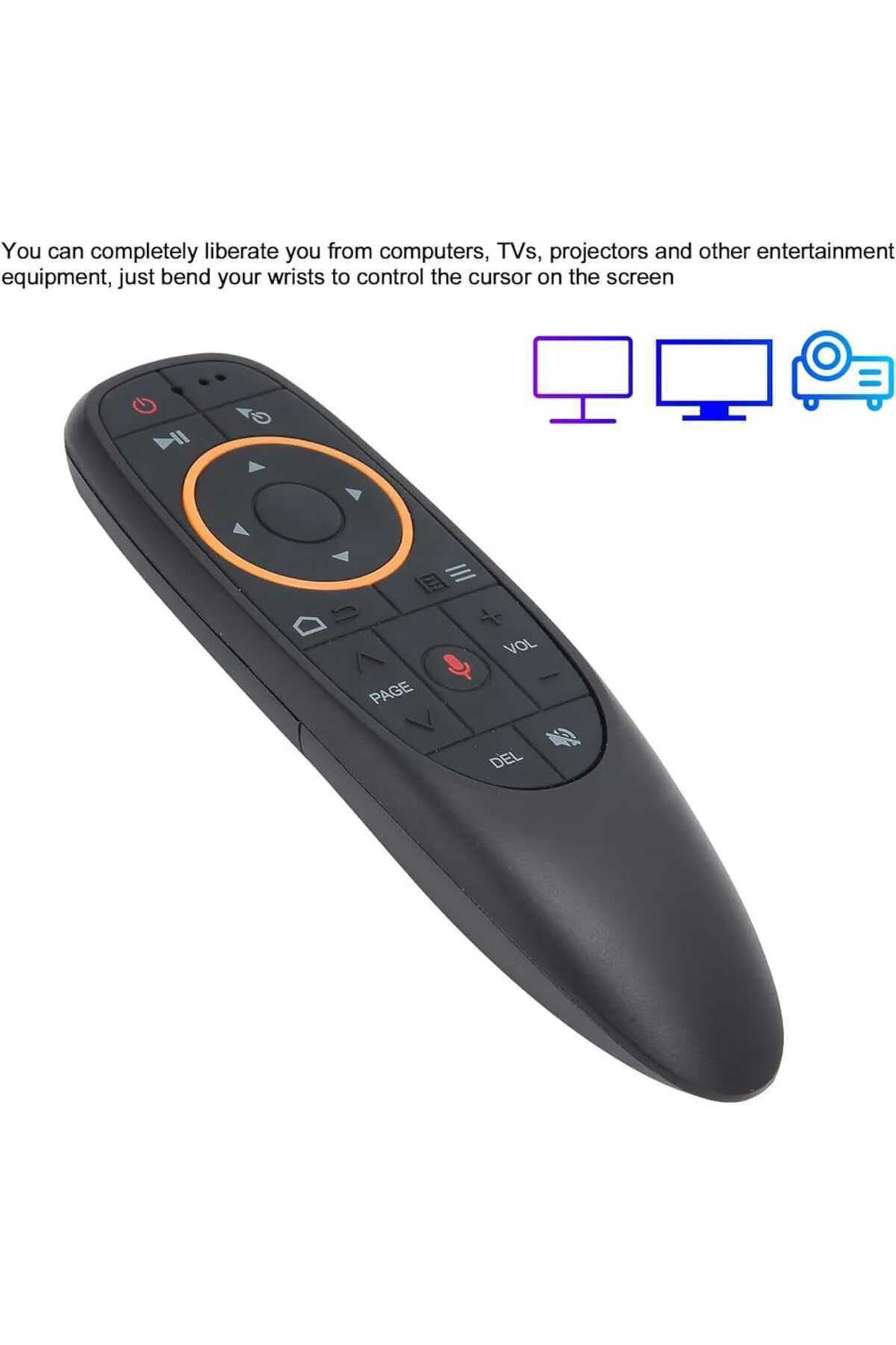 Air Mause 2.4 Ghz Jiroskoplu Android Sesli Komut Wireless Projektör Bilgisayar Android Tv box...