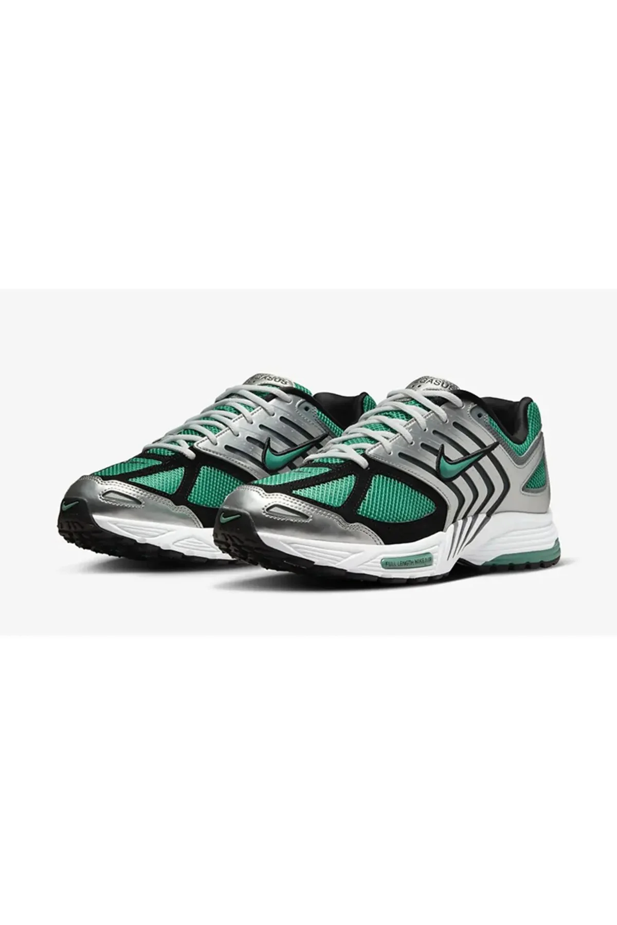 Air Pegasus 2K5 Bicoastal Metallic Silver erkek yeşil spor ayakka