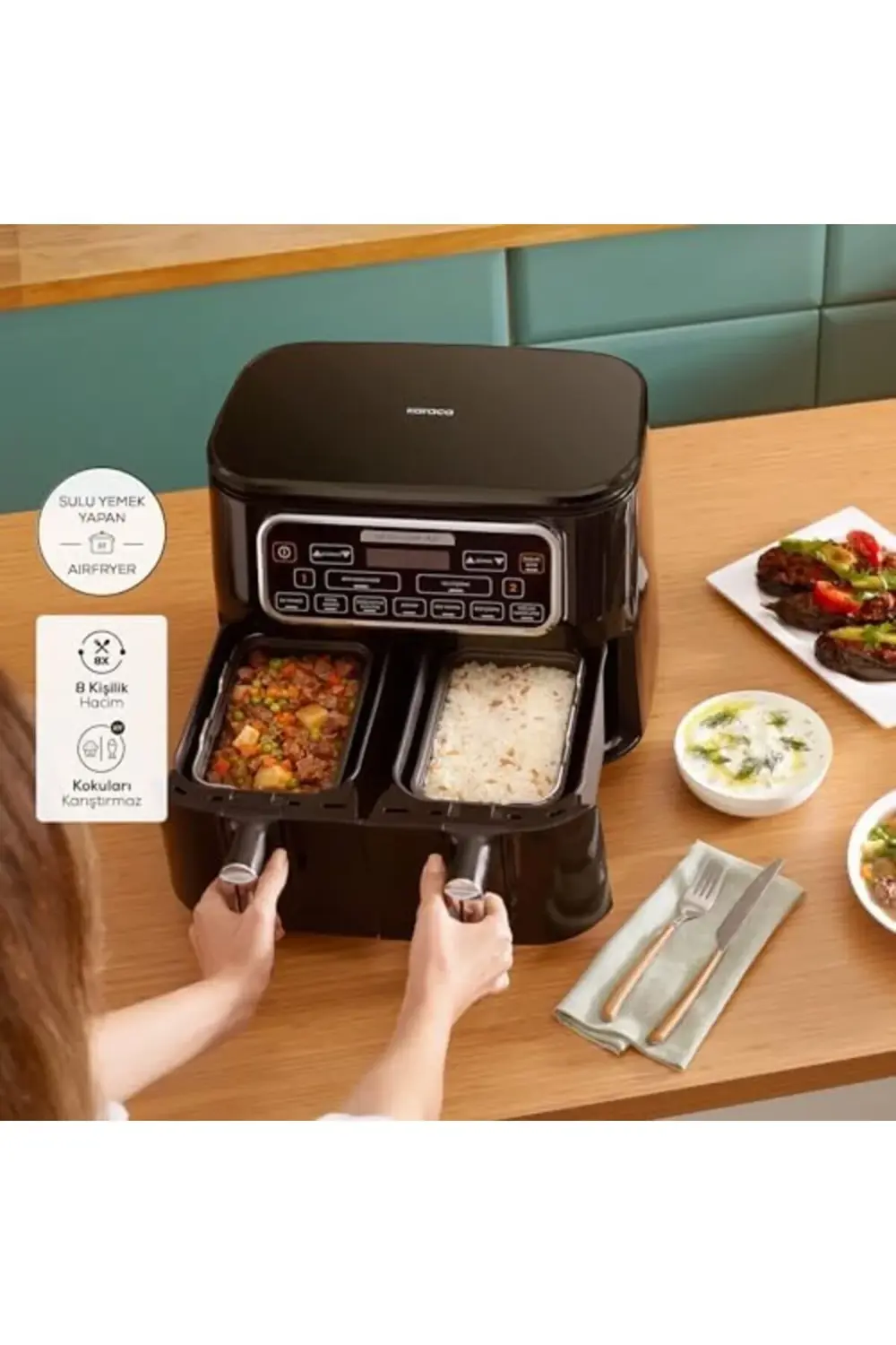 AIR PRO COOK DUO EV YE. XXXL 8 L AIRFRYER B. COPPER 1178227