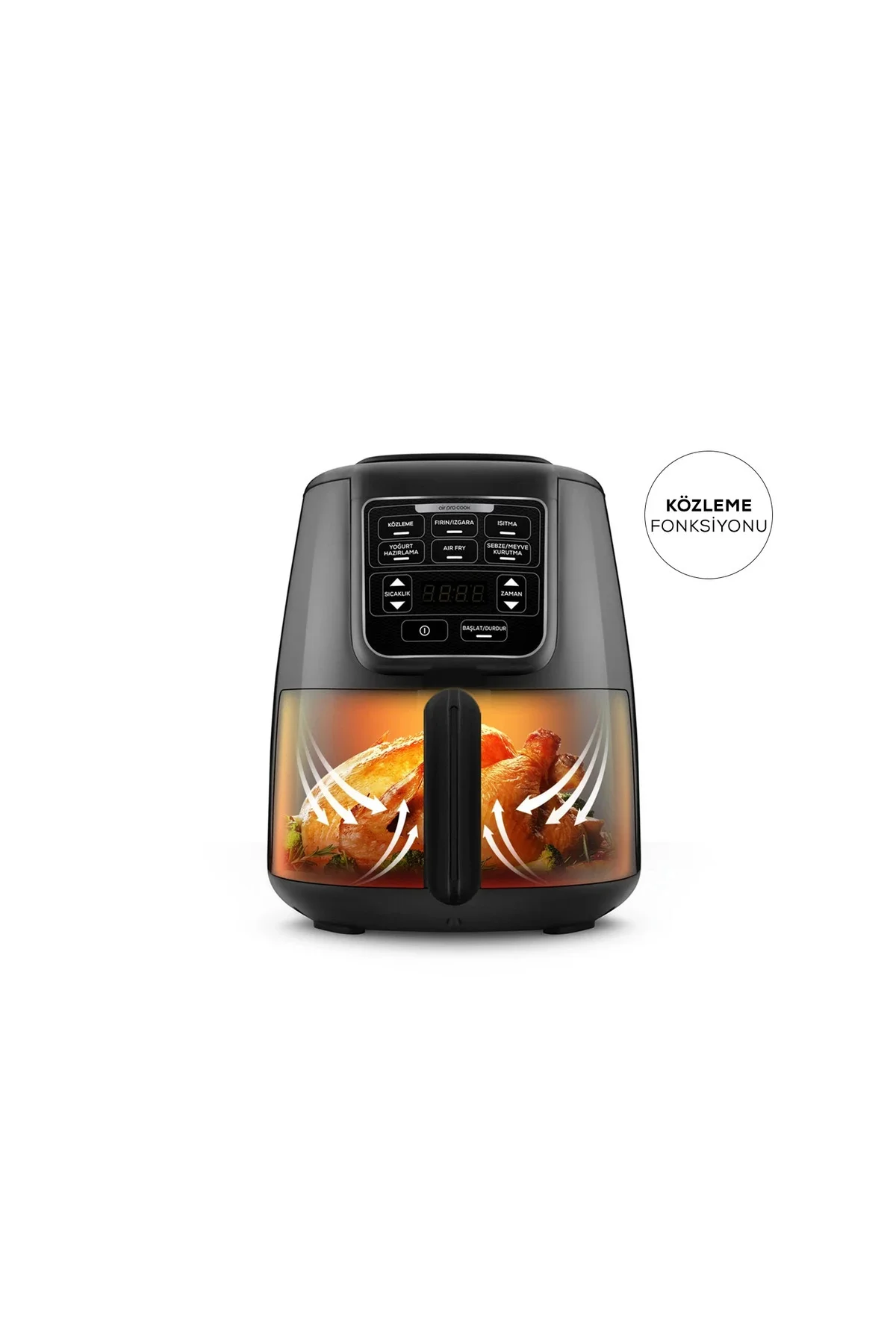 Air Pro Cook Köz XL Airfryer Black Gold