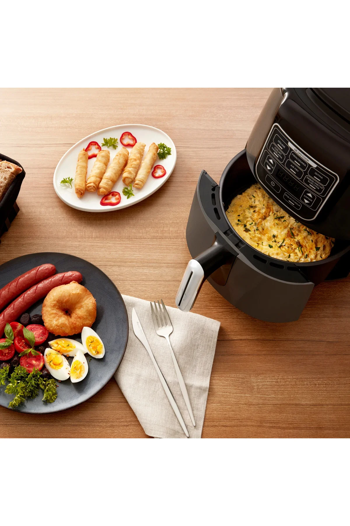Air Pro Cook Köz XL Airfryer Black Gold