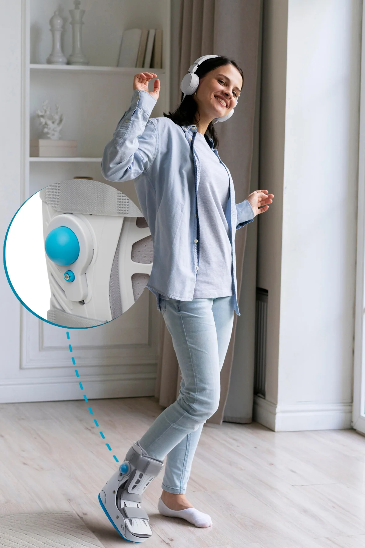 Air Walker Ortezi Ayak Bileklik (Havalı Yürüme Botu) (ORX®-A728KI