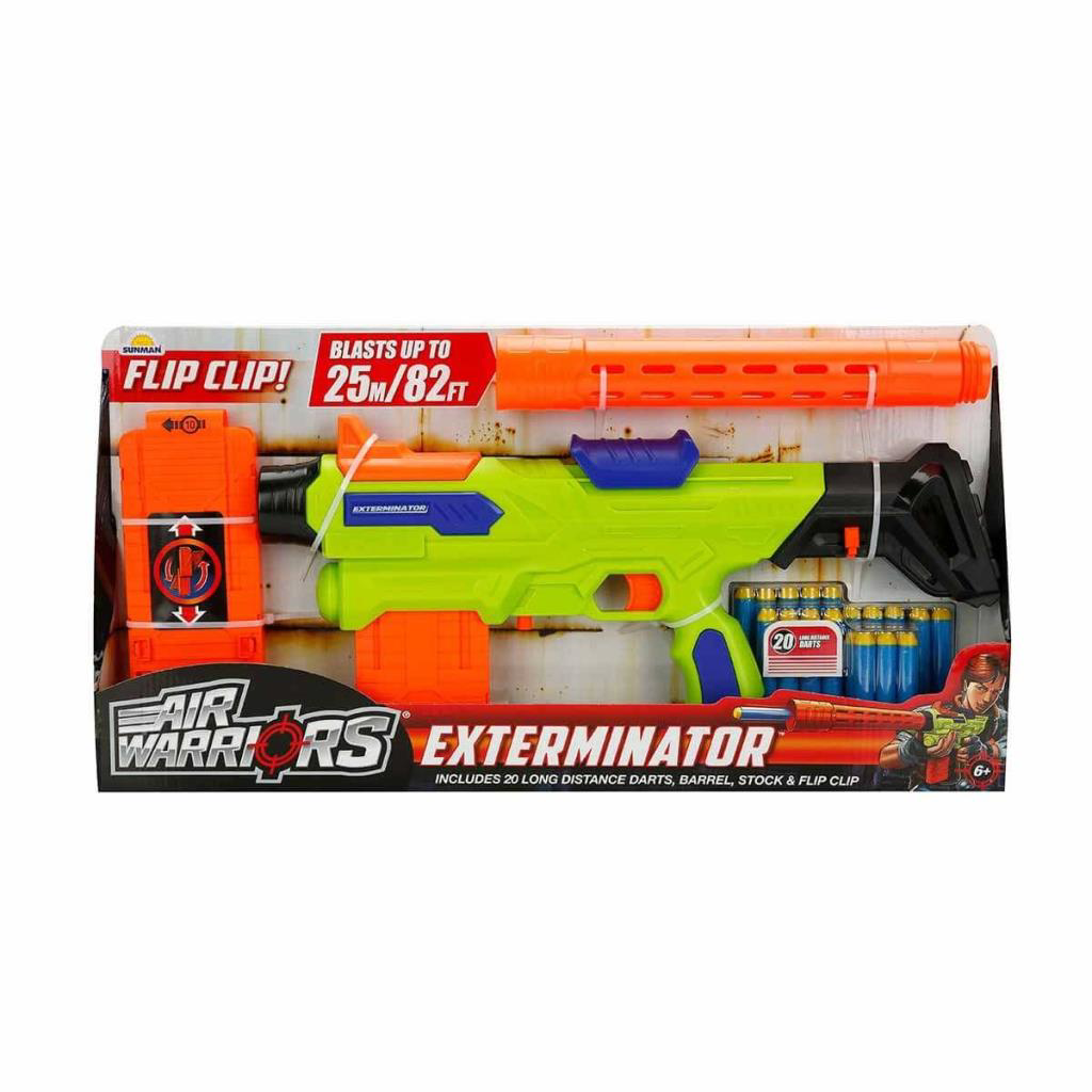Air Warriors Exterminator Sünger Dart Atan Oyuncak Air Warriors Exterminator Sünger Dart Atan Oyuncak