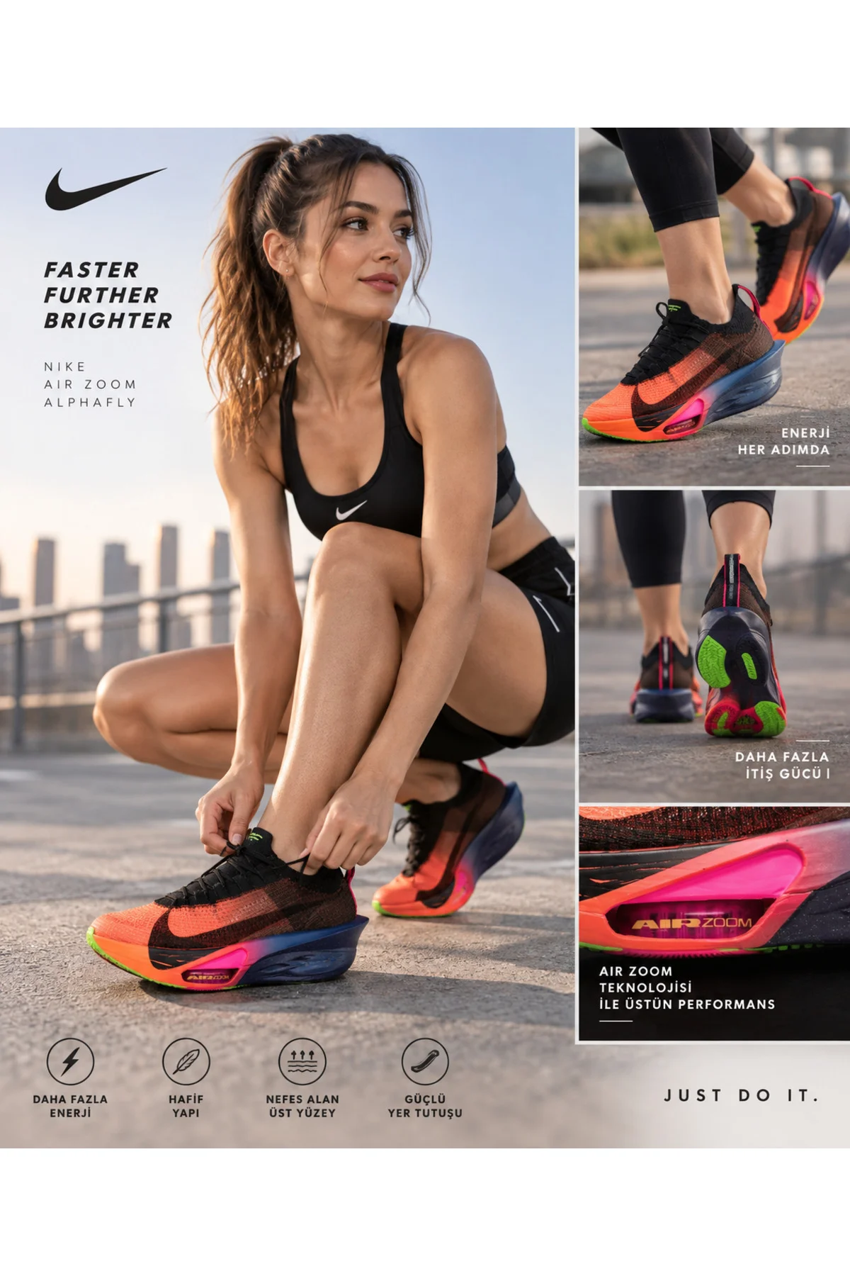 Air Zoom Alphafly Next% 3 Glam Kadın Koşu Ayakkabısı - Görsel 2