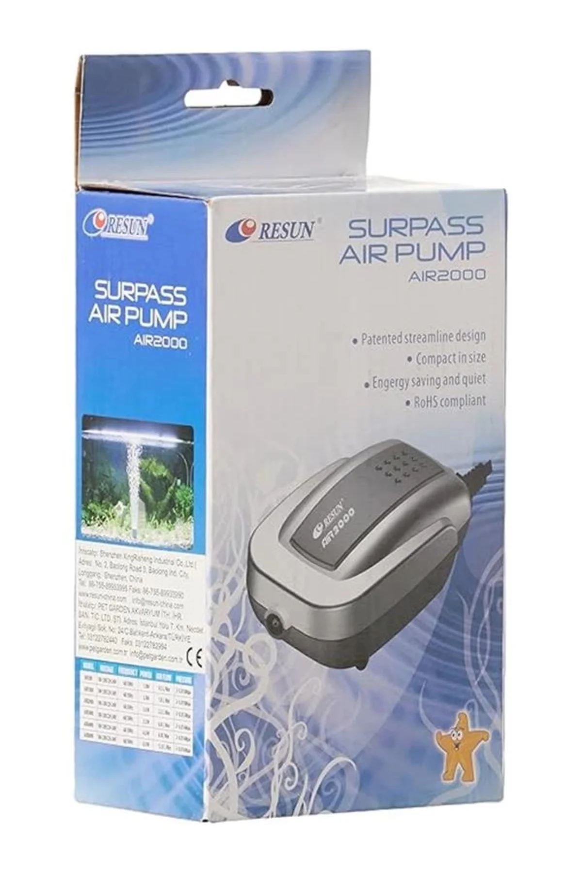 Air2000 Hava Motoru Tek Çıkış