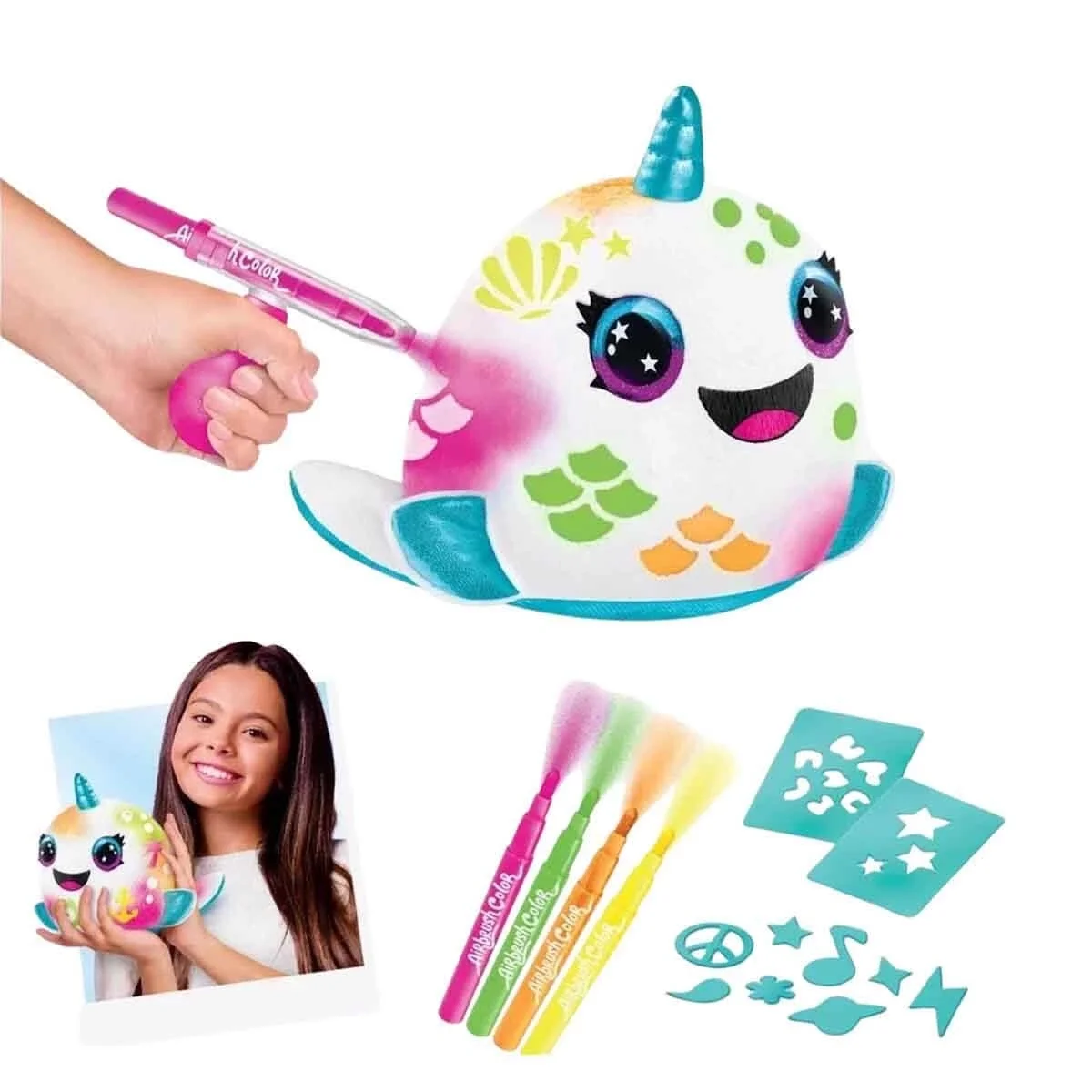 Airbrush Peluş Neon Boyama Seti Fiyatı, Yorumları ve Özellikleri