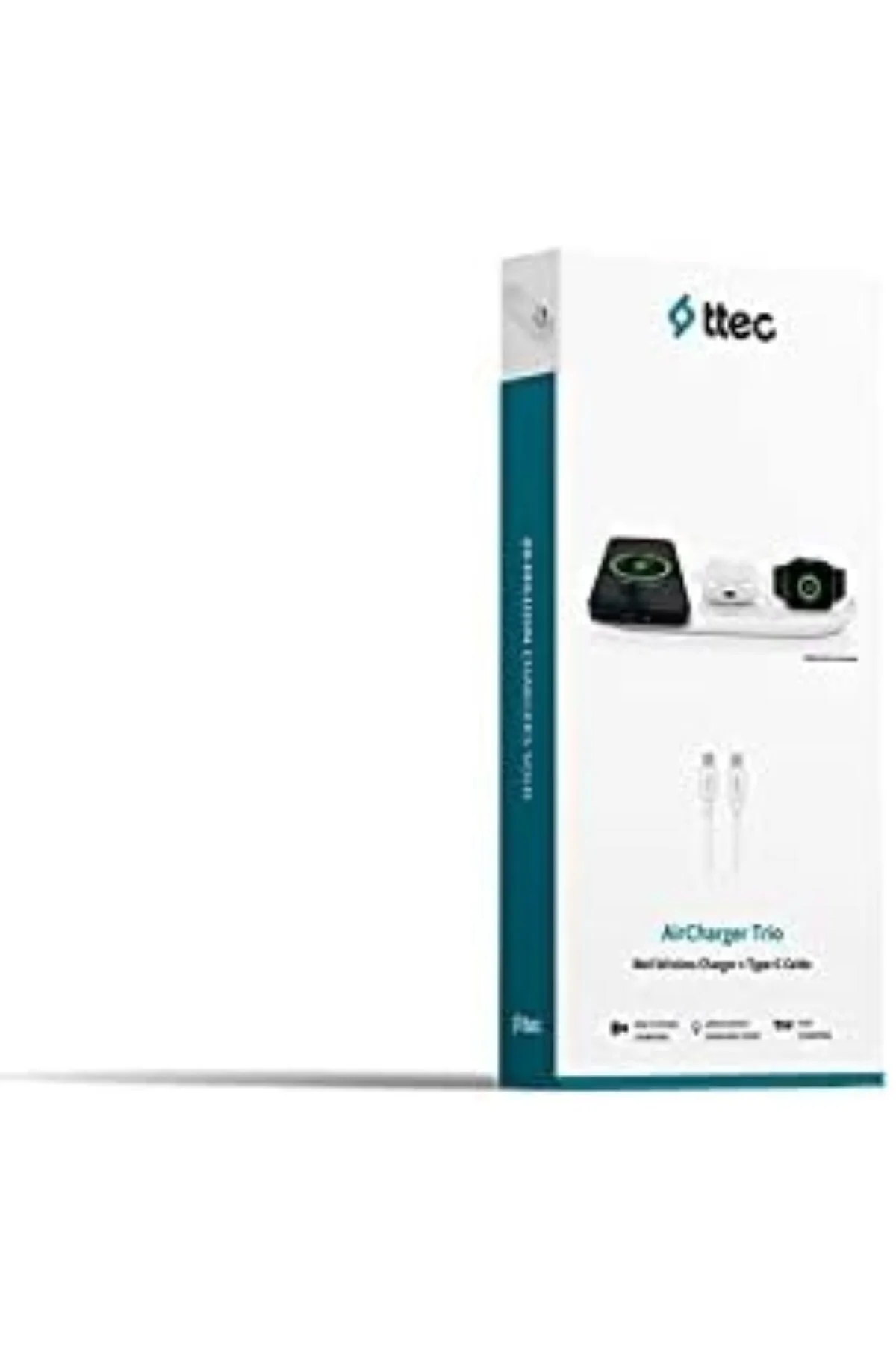AirCharger Trio 3’ü 1 Arada iPhoneWatch + AirPods Kablosuz Hızlı Şarj Aleti