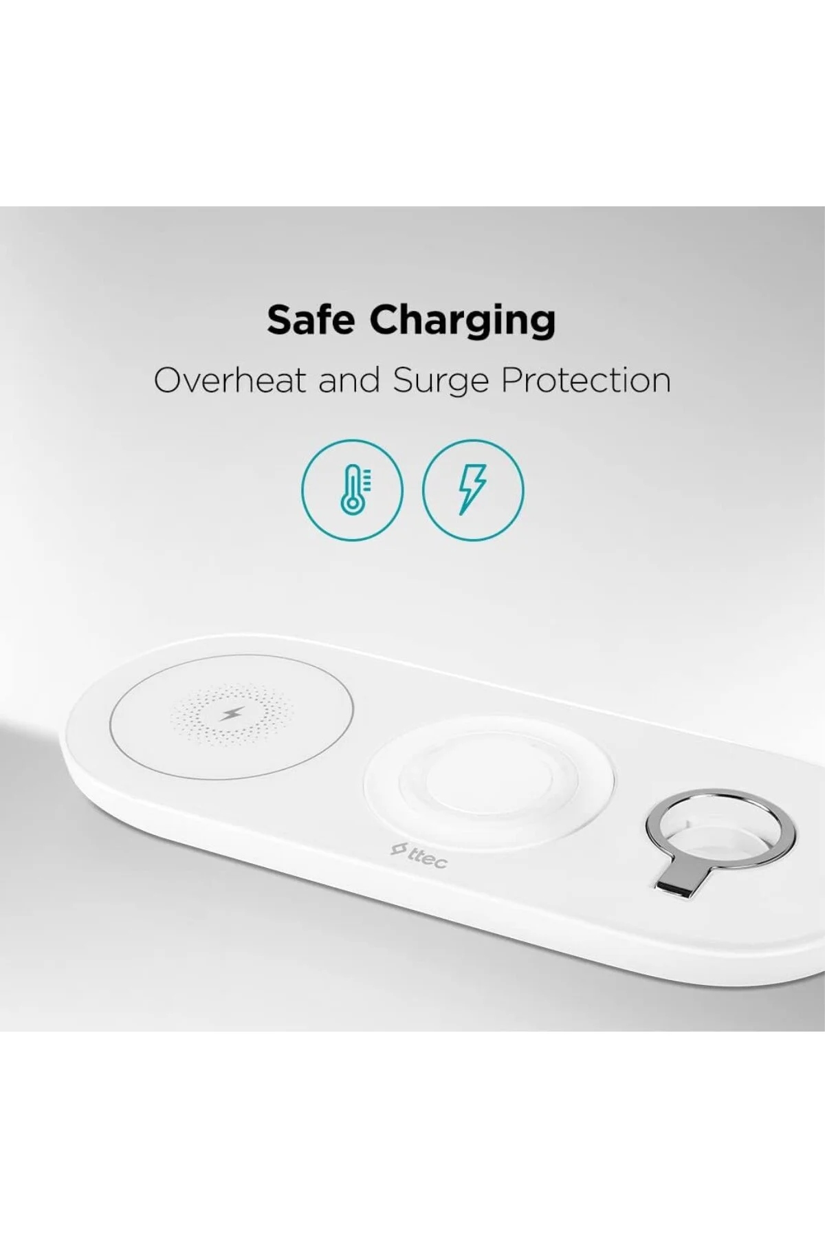 AirCharger Trio 3’ü 1 Arada iPhoneWatch + AirPods Kablosuz Hızlı Şarj Aleti