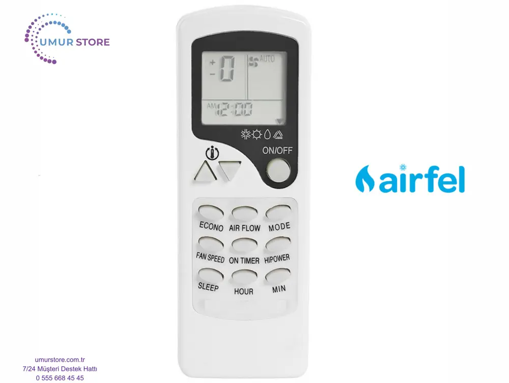 Airfel AS45-0301F Klima Kumandası Airfel AS45-0301F Klima Kumandası