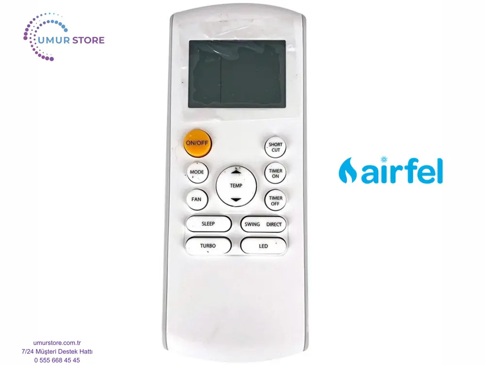 Airfel LBQ16OV Gizli Tavan Tipi Klima Kumandası Airfel LBQ16OV Gizli Tavan Tipi Klima Kumandası