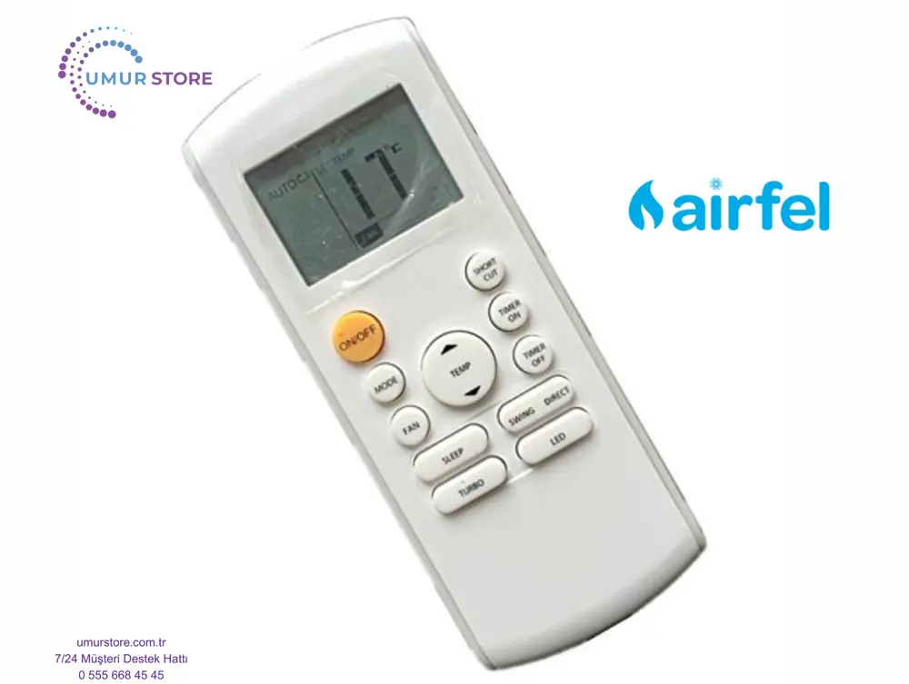 Airfel LTXN35U Klima Kumandası Airfel LTXN35U Klima Kumandası