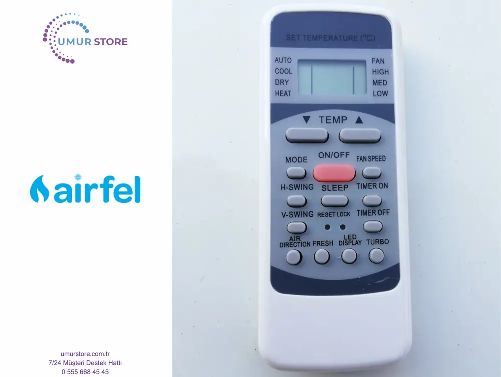 Airfel LTXN71U Klima Kumandası- Eşdeğer