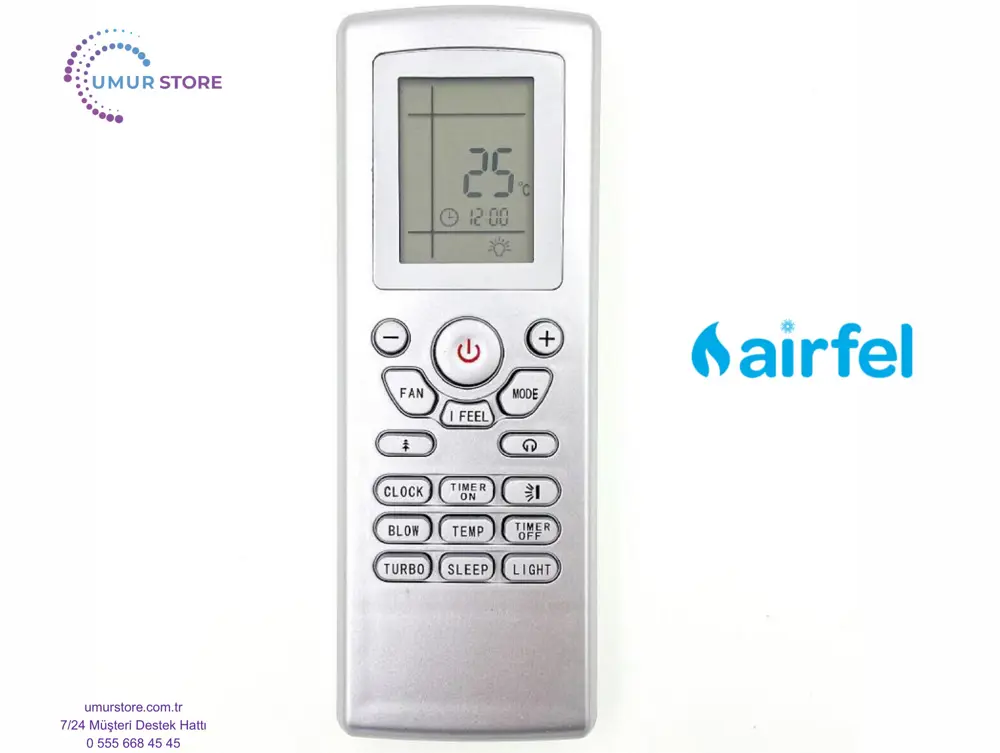 Airfel YT1F Klima Kumandası-Sıcak Soğuk Airfel YT1F Klima Kumandası-Sıcak Soğuk