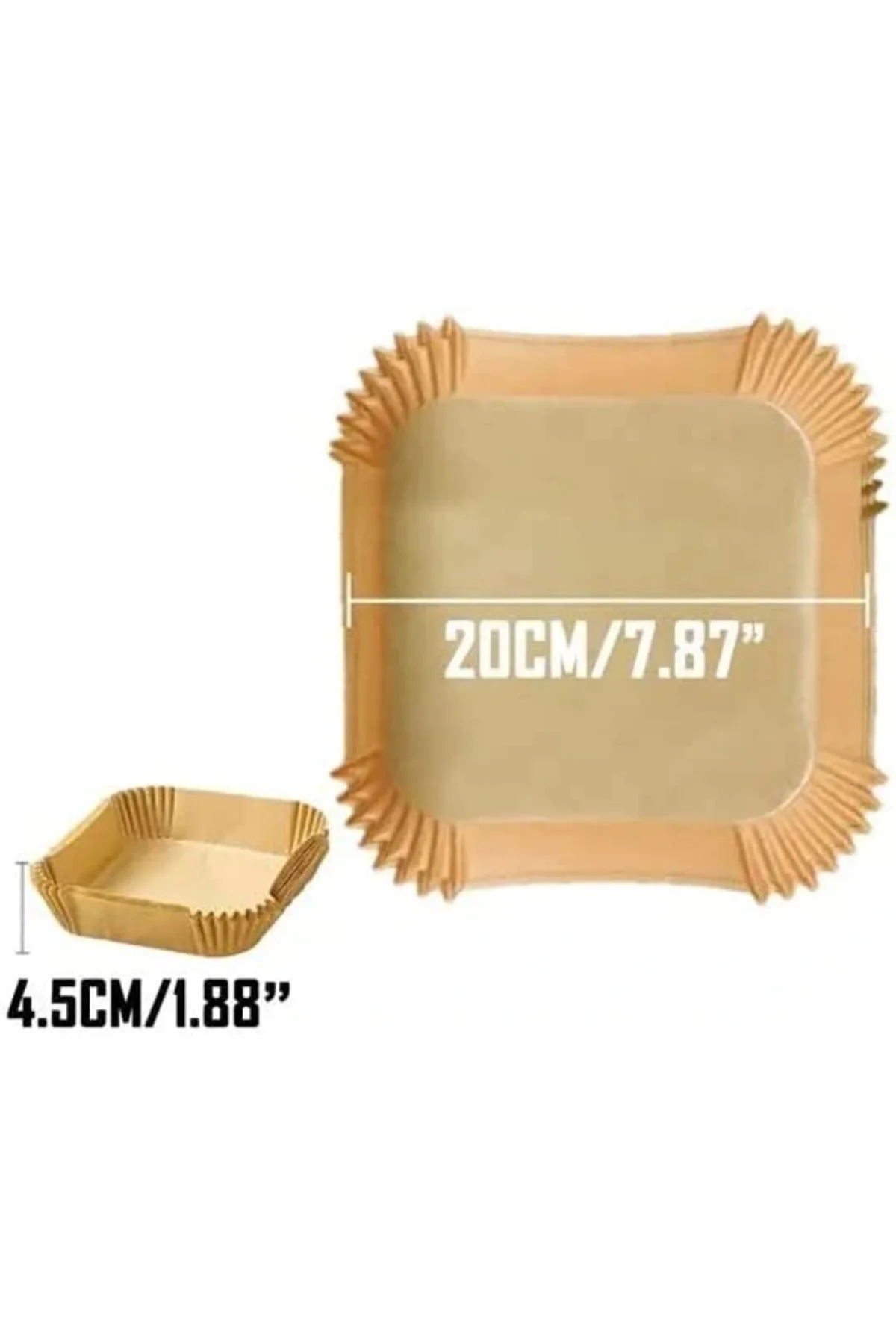 Airfreyer Fritöz Kağıdı Kare Xl / Xxl 50Li Airfreyer Fritöz Kağıdı Kare Xl / Xxl 50Li - Görsel 4