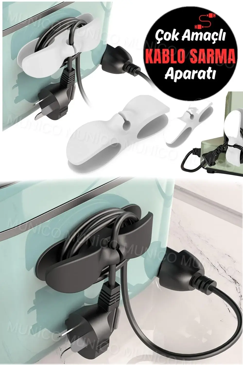 Airfryer Kablo Toparlayıcı Sarma Küçük Ev Aletleri İçin Pratik Ka