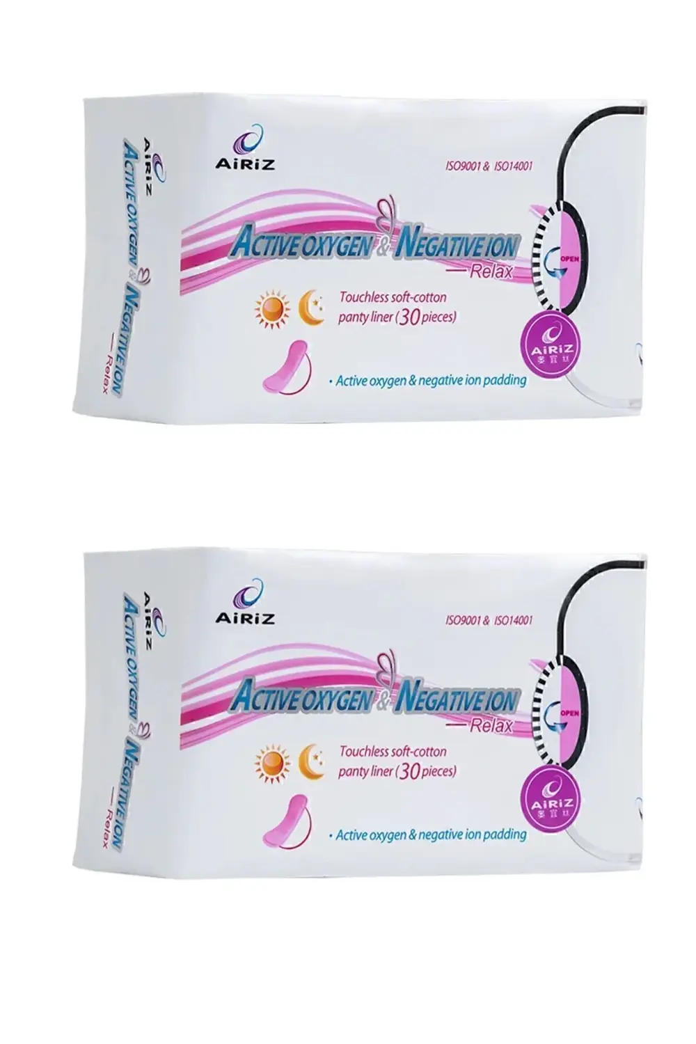 Airiz Hijyenik Kadın Pedi 30'lu Günlük Ped (30'lu 2 paket)