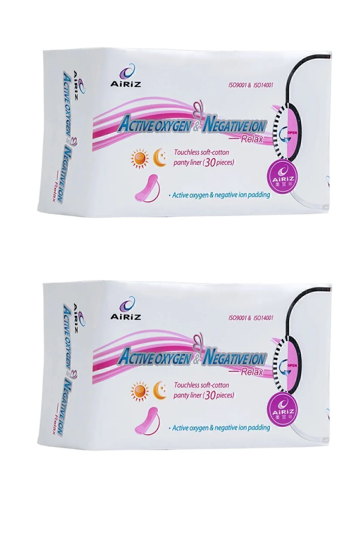 Airiz Hijyenik Kadın Pedi 30'lu Günlük Ped (30'lu 2 paket)