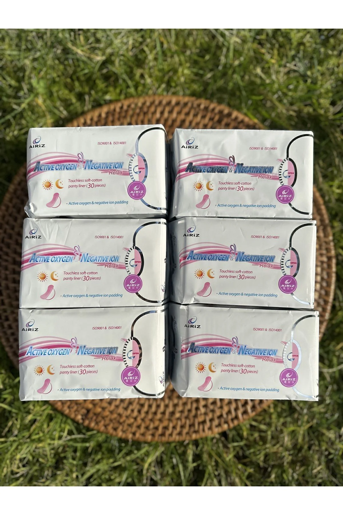 Airiz Hijyenik Kadın Pedi 6 Paket 30'lu Günlük