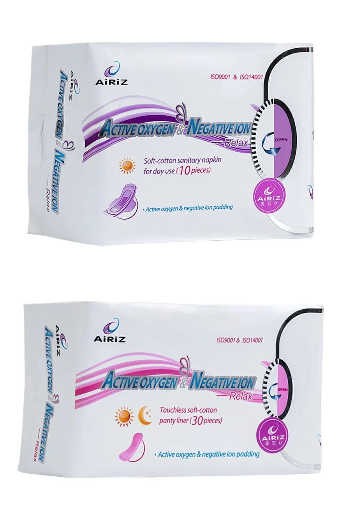 Airiz Hijyenik Kadın Pedi 1 Paket 10 Lu Gündüz 1 Paket 30 Lu Günl