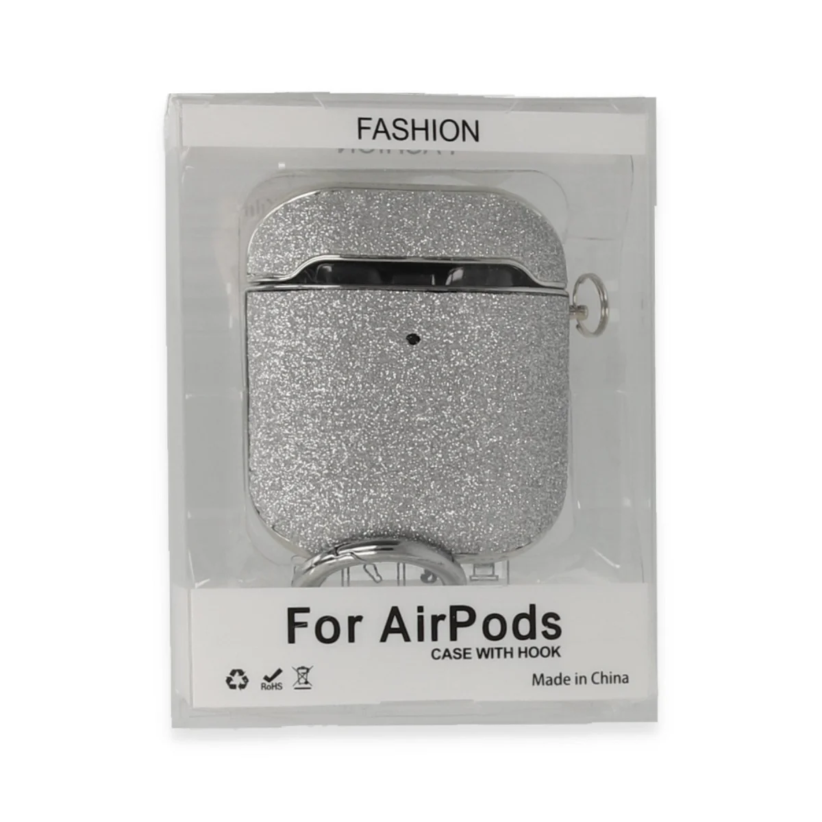 Airpods 2 (2.Nesil) Spell Kılıf - Gümüş