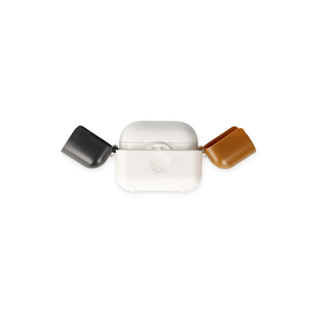 Airpods 3 (3. Nesil) Basmalı Kılıf - Beyaz-Siyah-Kahverengi, Şık ve Dayanıklı Koruma