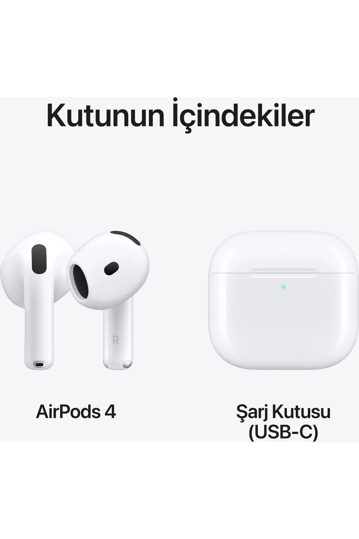 Airpods 4. Nesil (MXP63TU/A)